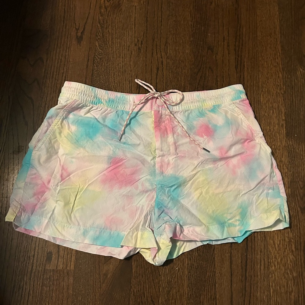 american eagle tie dye swim/summer shorts